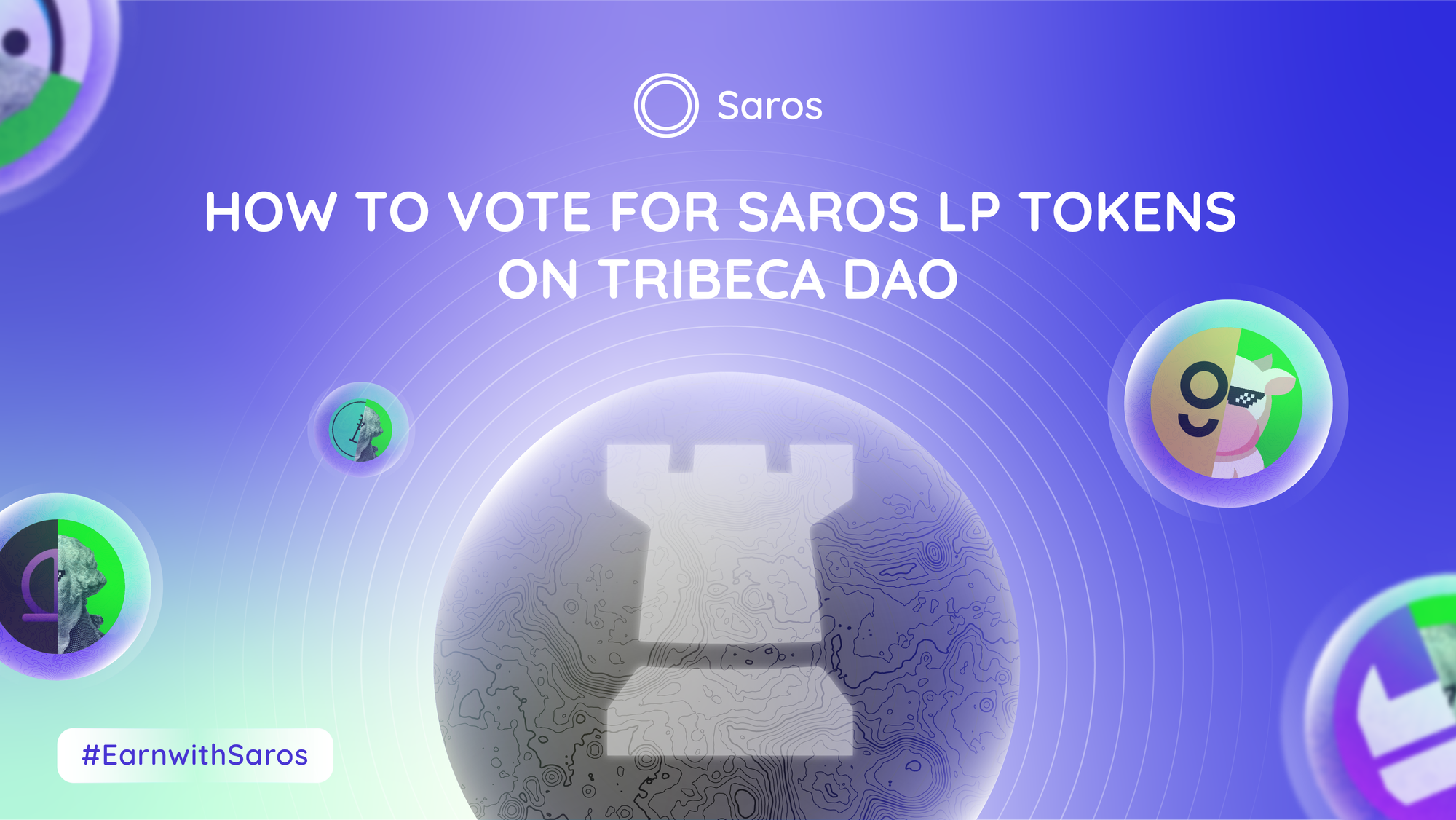 How to vote for Saros LP tokens on Tribeca DAO