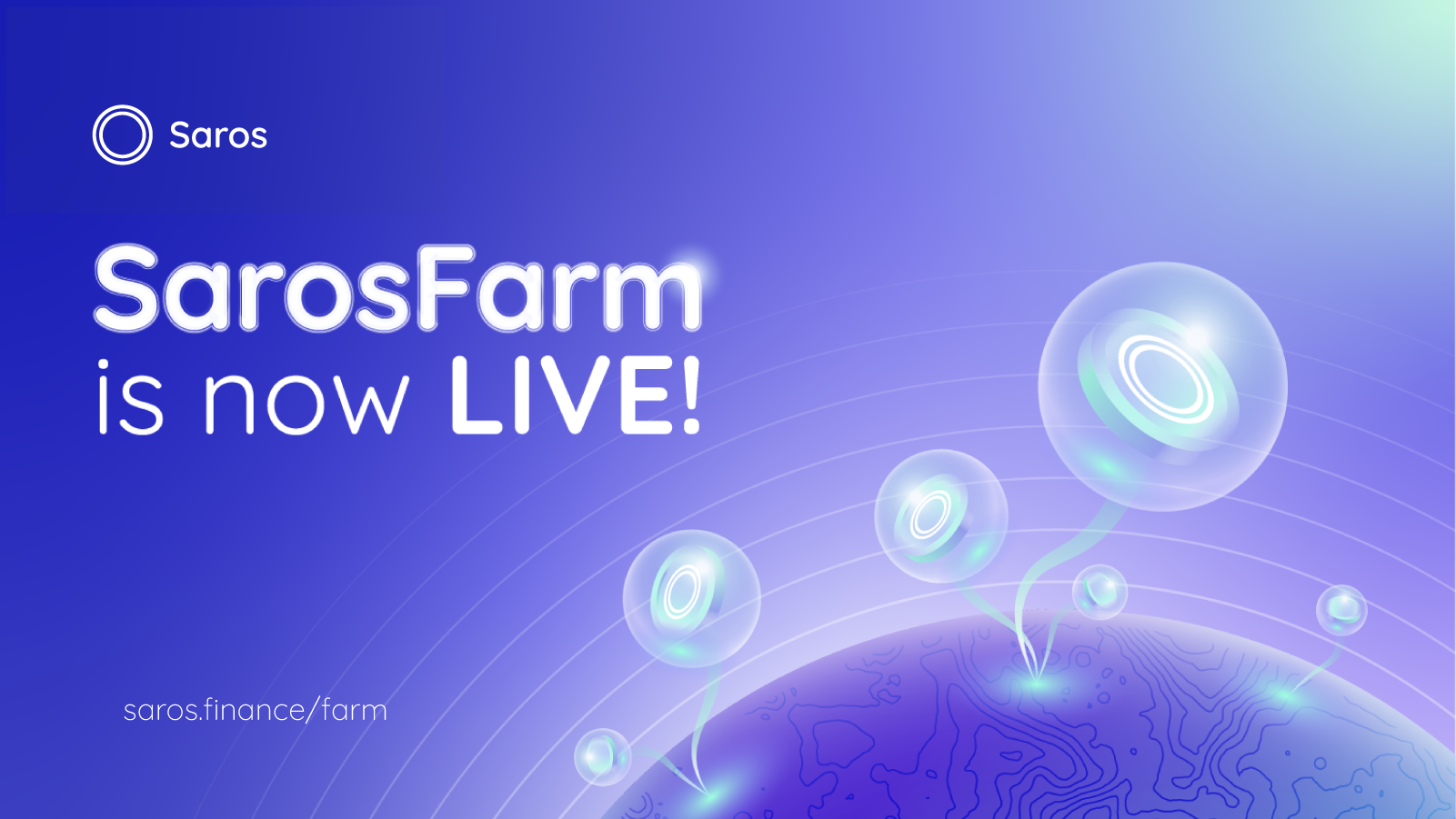 SaroFarm is now LIVE! Earn 20,000 C98 with the first farming pool C98 - USDC